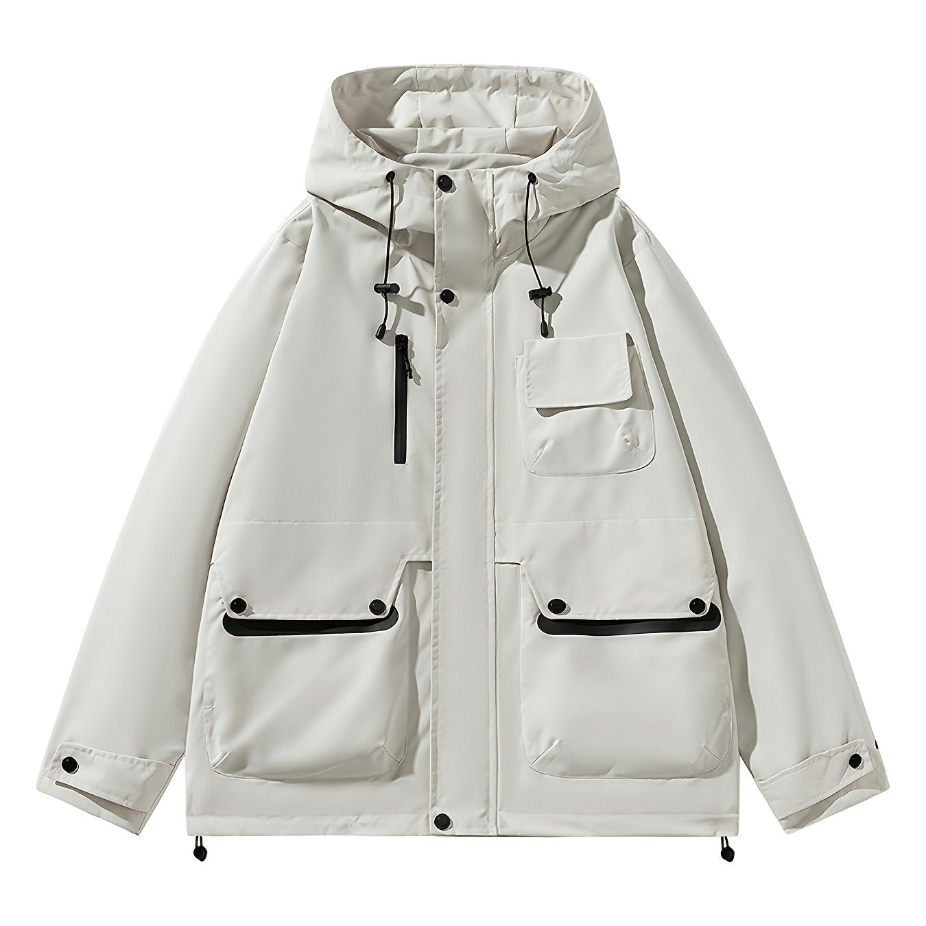 Women'S Windproof Jacket - Lightweight High Quality Outdoor Coat with Full-Zip Front