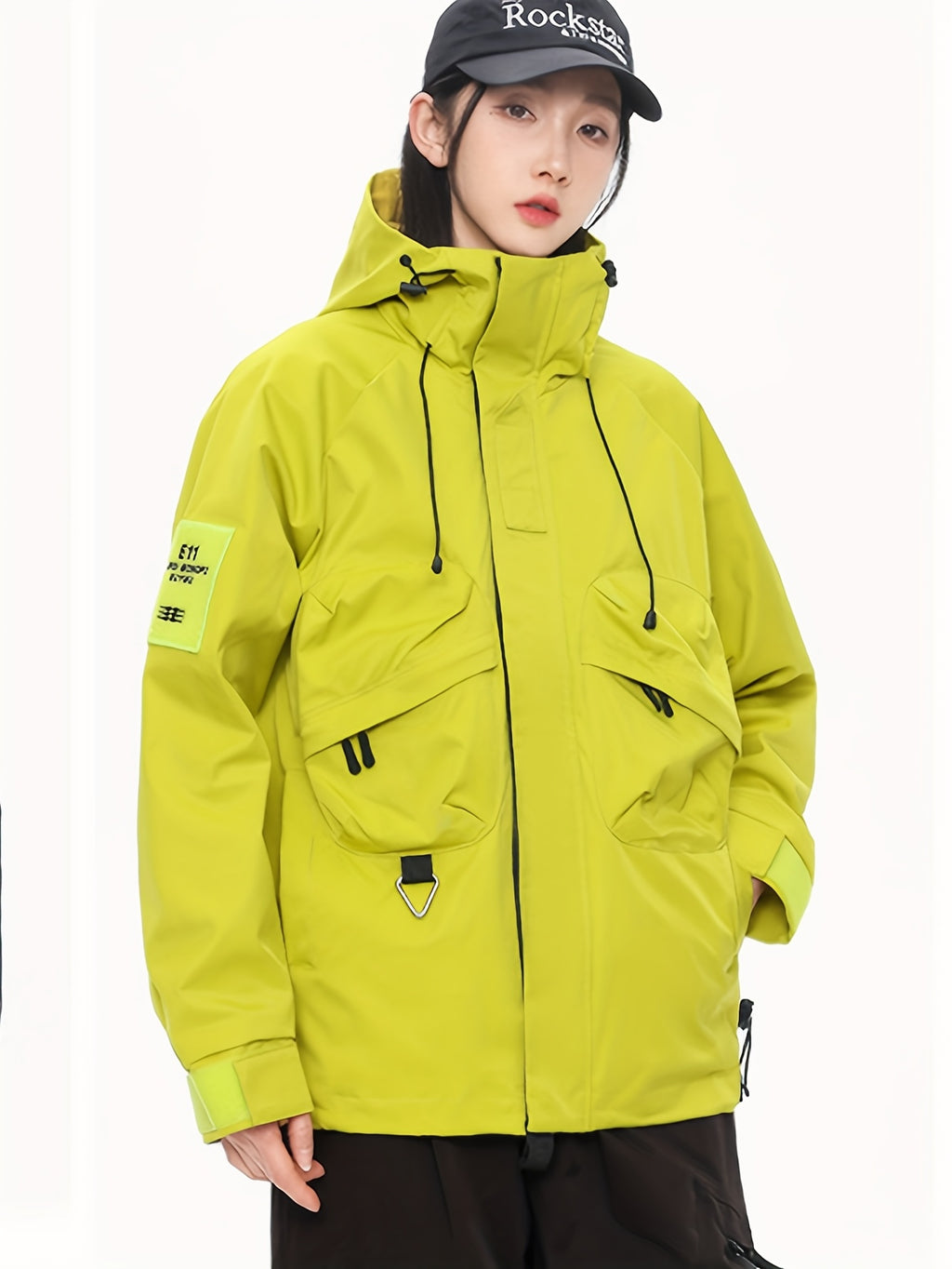 All-Weather Hiking Jacket - & Wind-Resistant Outdoor Coat with Taped Seams