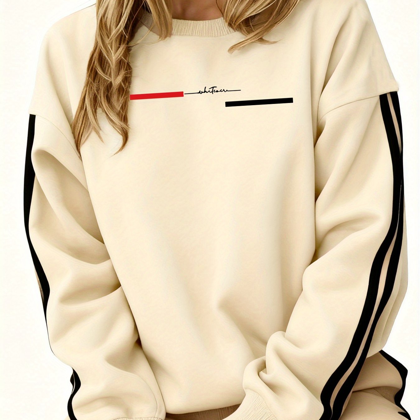 Comfortable and Versatile Women's Clothing, Casual Long-Sleeve Crewneck Sweatshirt with Fun Printed Patterns