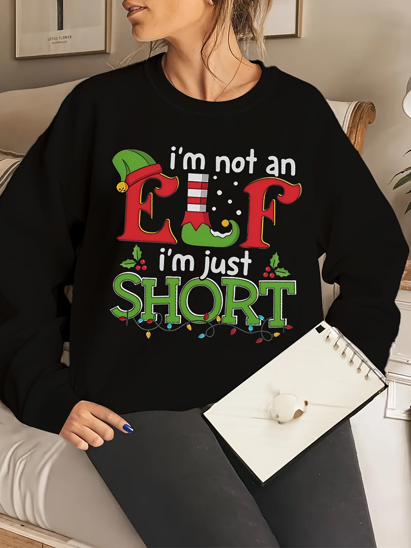 Funny Christmas Sweatshirt Funny Christmas Sweatshirt | Women's \