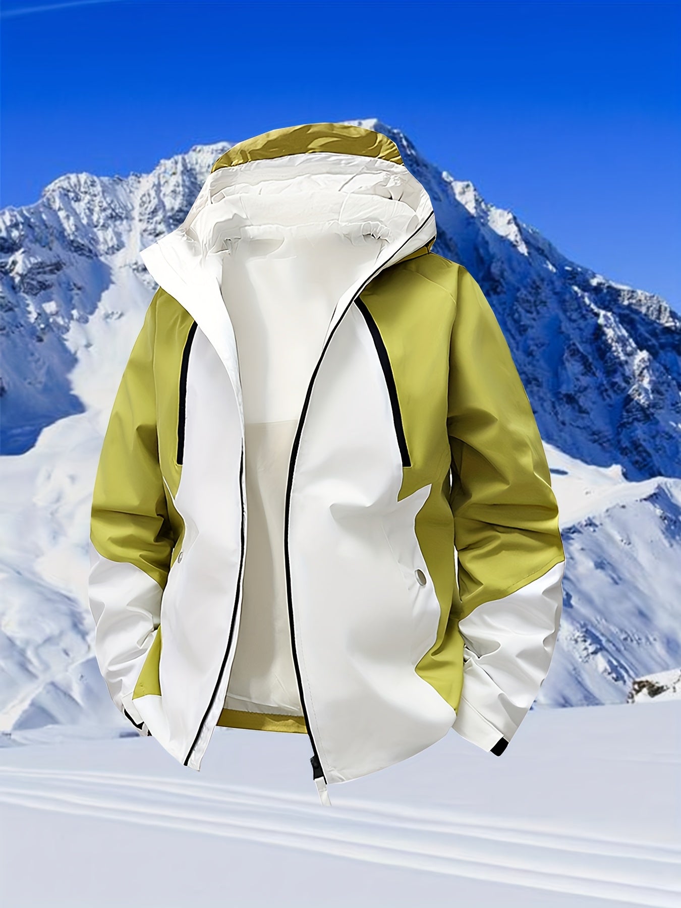 Women'S Lightweight Hooded Jacket - Quick-Dry Windproof Coat with Full-Zip Front, Hooded Neck