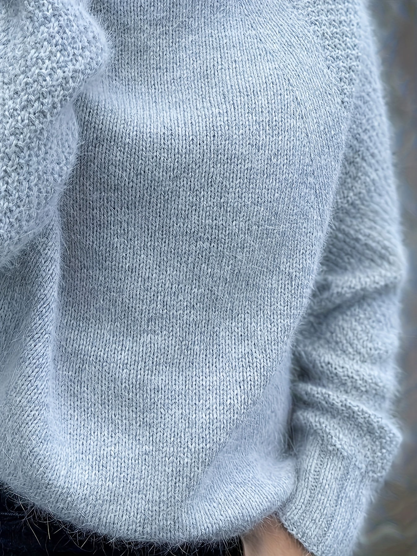 2025 Autumn\u002FWinter New Women's Elegant Solid Color High Neck Long Sleeve Pullover