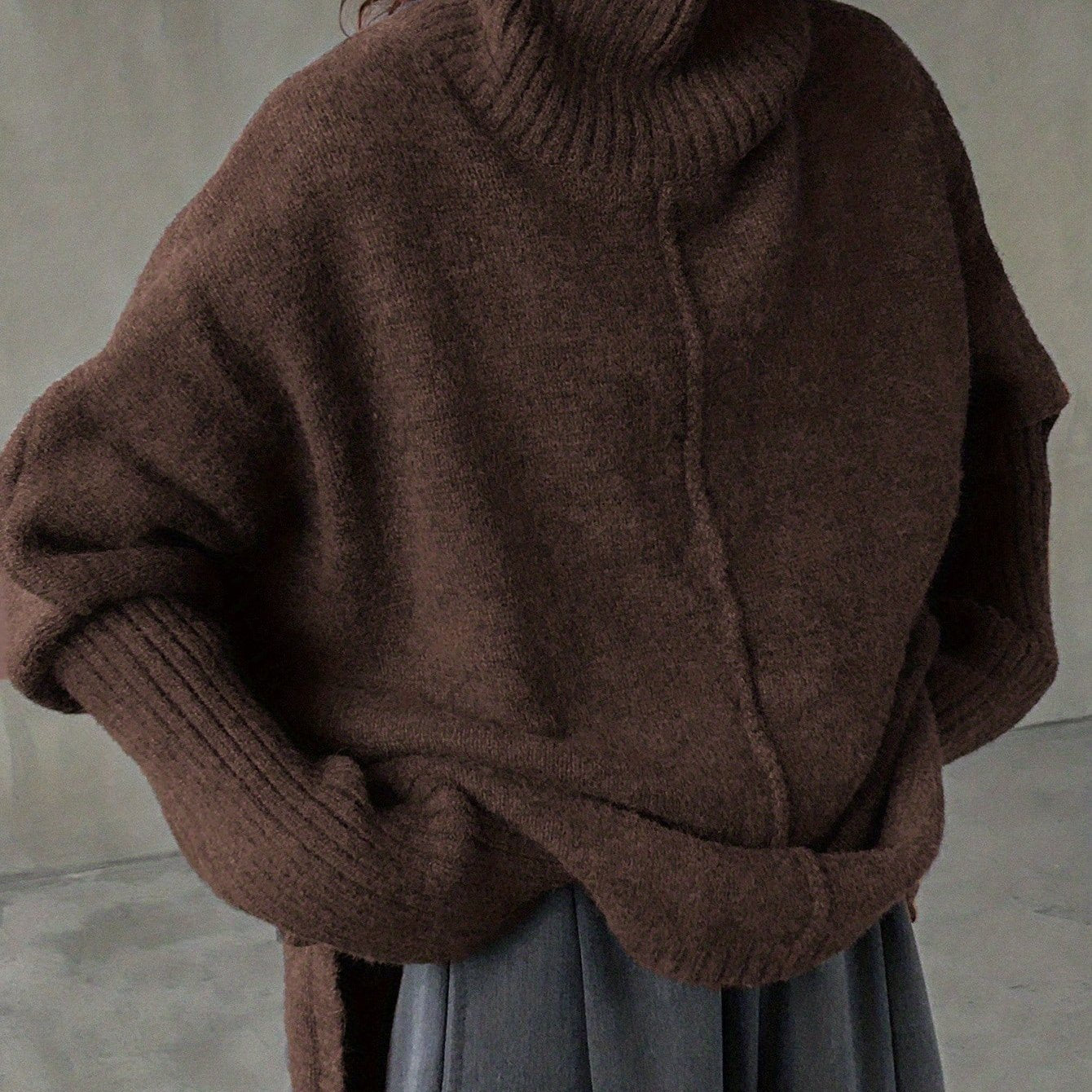 Plus Size - Plus Size - Plus Size - Plus Size - Plus Size Women'S High Neck Sweater - Cozy Winter Warmth