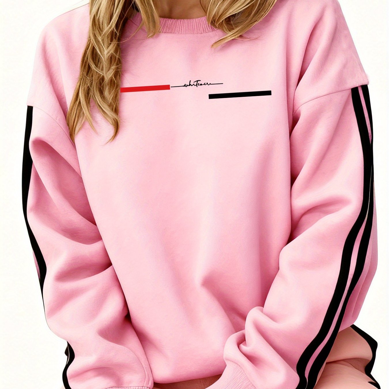 Comfortable and Versatile Women's Clothing, Casual Long-Sleeve Crewneck Sweatshirt with Fun Printed Patterns