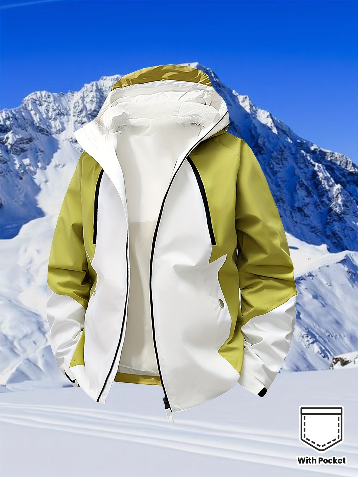 Women'S Lightweight Hooded Jacket - Quick-Dry Windproof Coat with Full-Zip Front, Hooded Neck