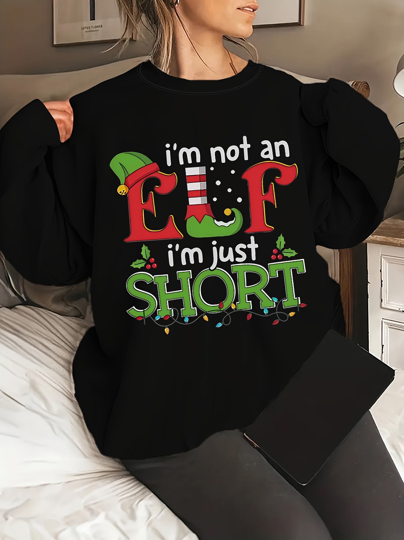 Funny Christmas Sweatshirt Funny Christmas Sweatshirt | Women's \